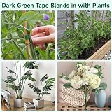 KINGLAKE 12mm 20m Green Garden Tape Plant Tie Self Adhesive Hook Loop view 5