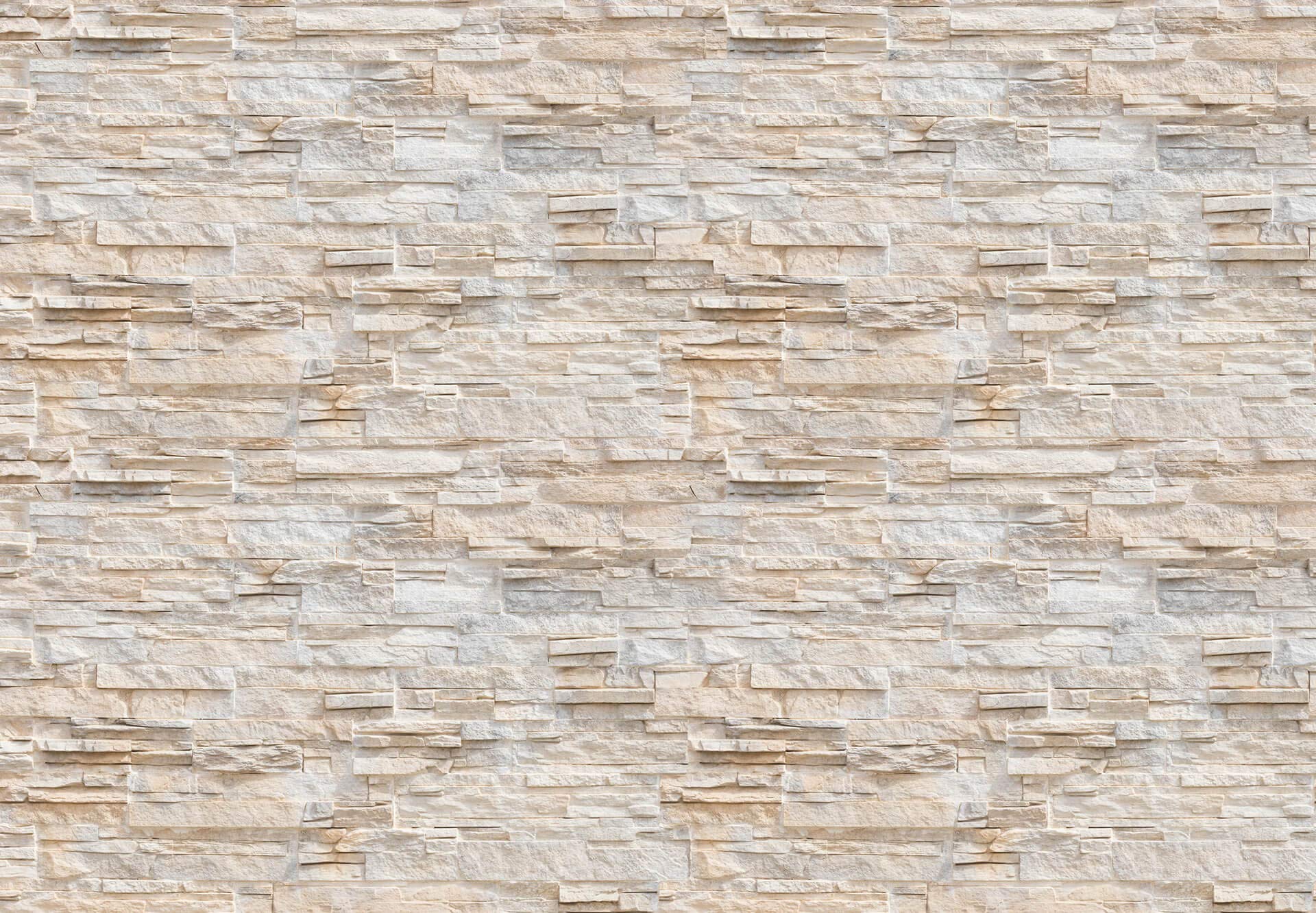 A.S. Création Papier peint Natural Stone Wallpaper in Beige and White Tones - Wallpaper for Different Rooms - Papier peint Mural XXL 366 x 254 cm
