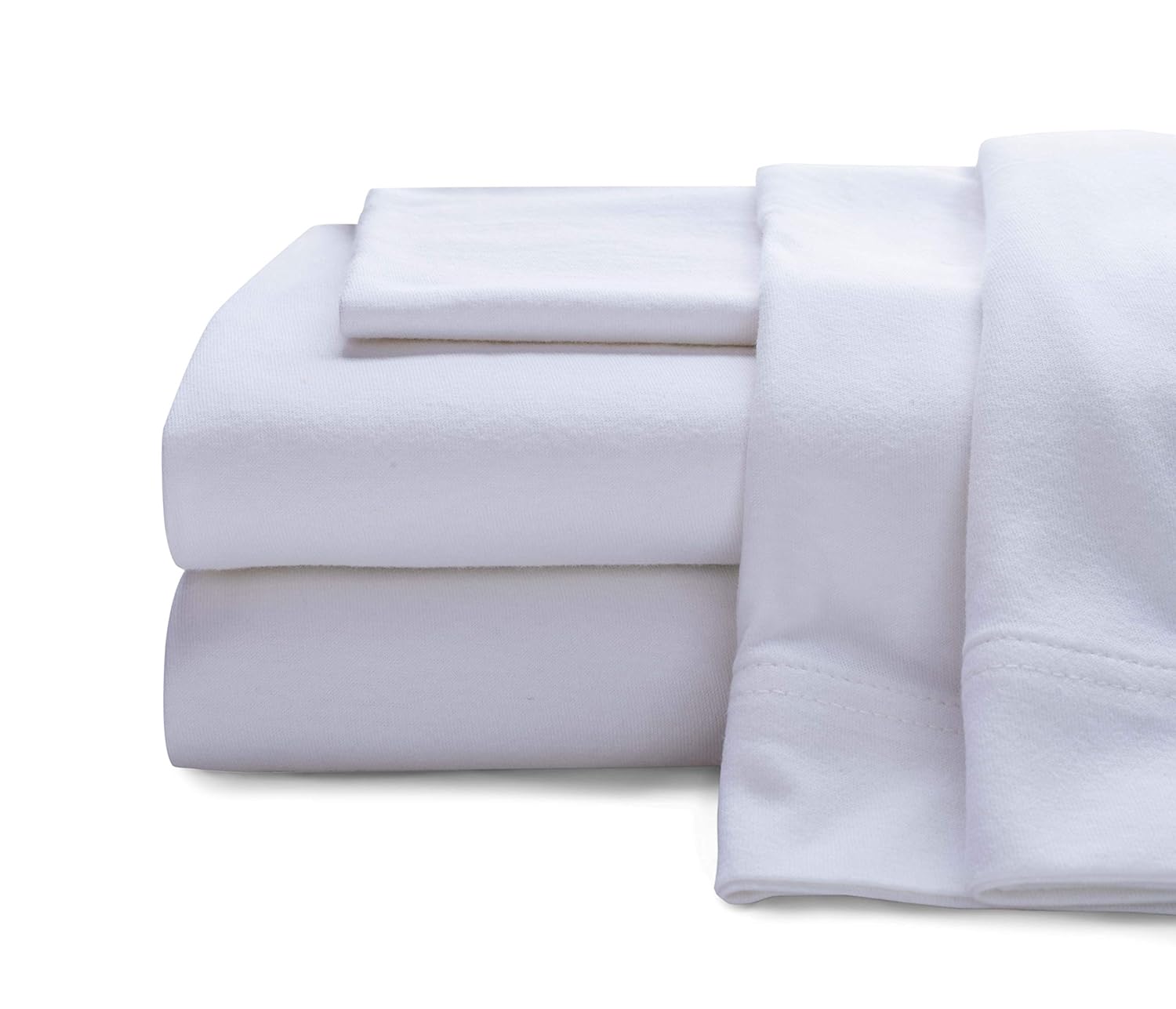 Baltic Linen Company Cotton Jersey Sheet Set California King White Home