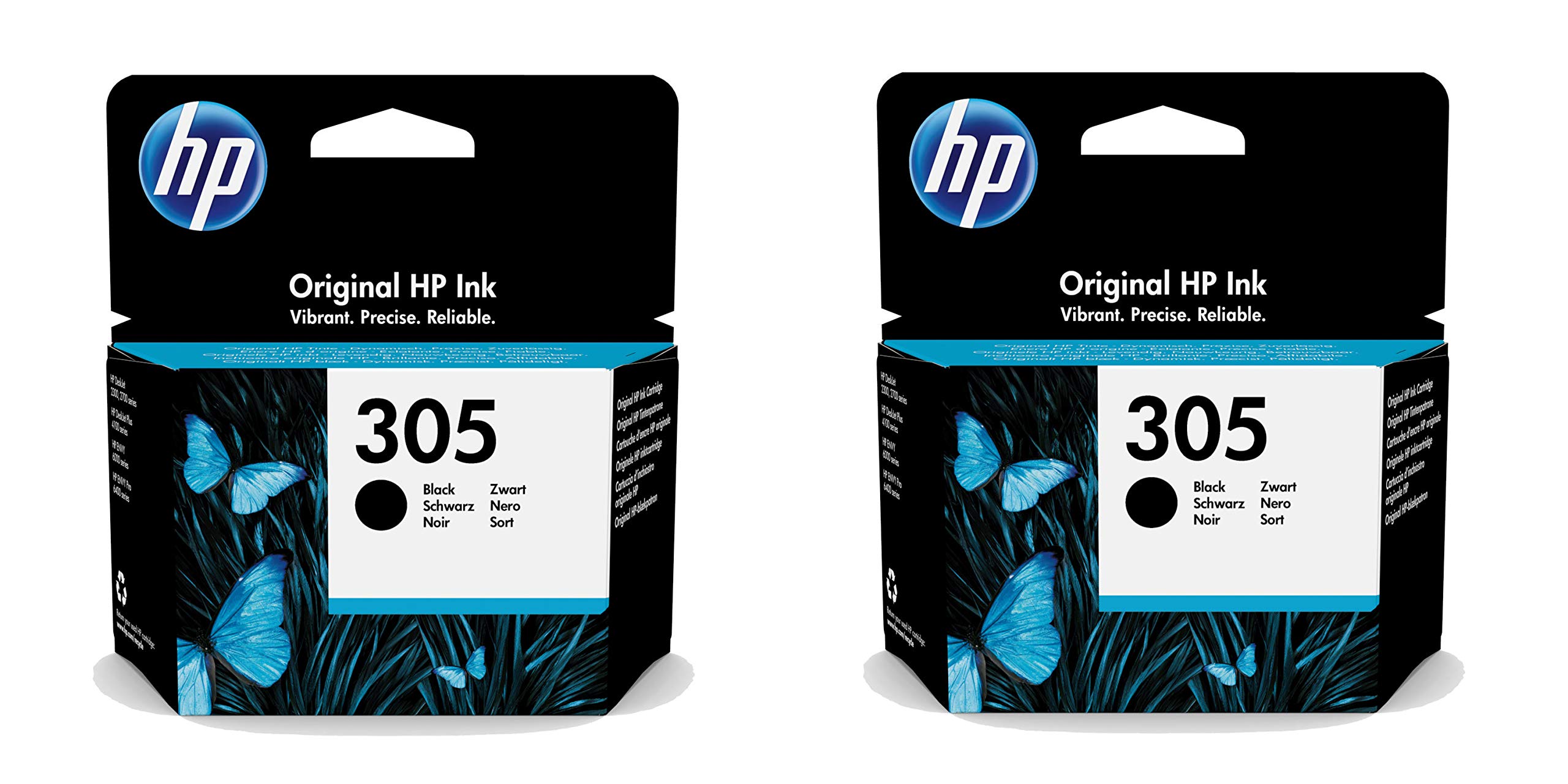 HP Original 305 Black, Multipack 2 Pack