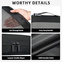 BAGAIL 4 Set/6 Set/8 Set Compression Packing Cubes