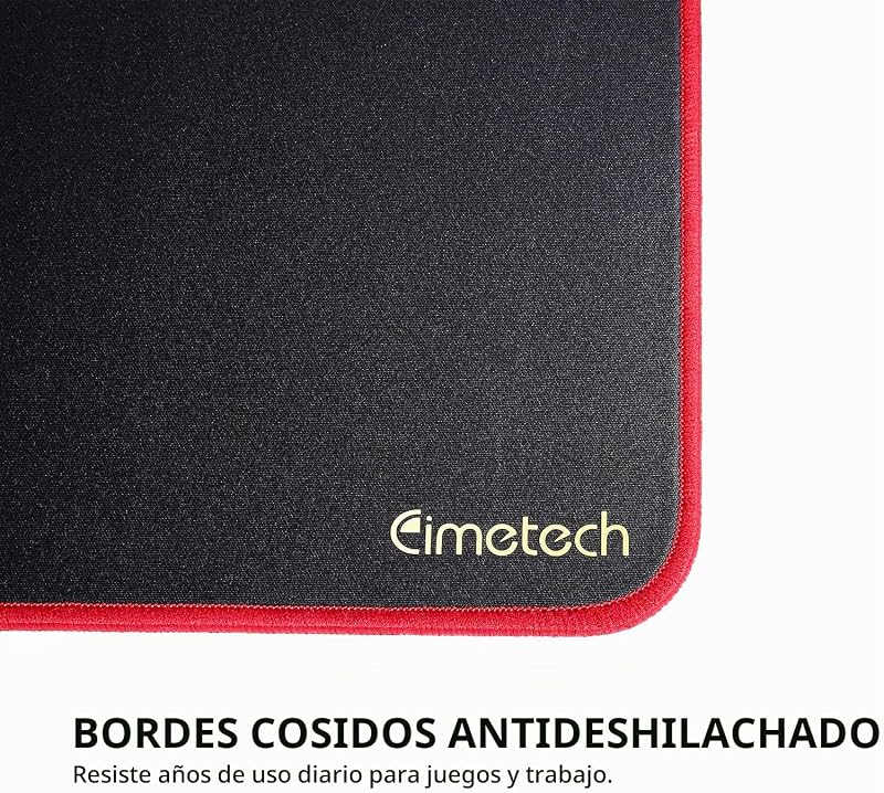 Tapete de rato grosso para rato sem fios, base de borracha antiderrapante, tapete de rato de computador grande e impermeável com bordas costuradas para jogos, portátil e desktop 31.5×11.8