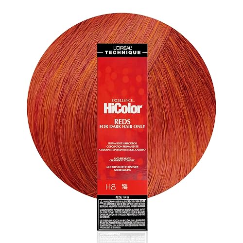 L'Oréal Technique HiColor Reds Permanent Hair Color | Lifts Dark Hair ...