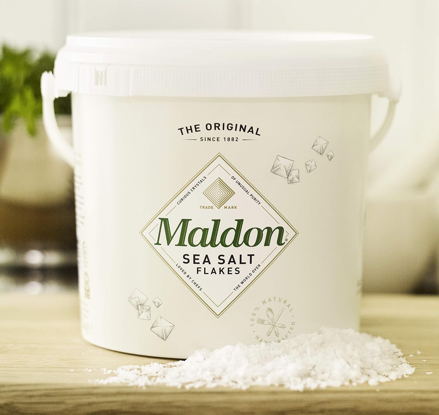 Maldon Sea Salt - Flaky Pyramid-Shaped Cystals : Grocery & Gourmet Food