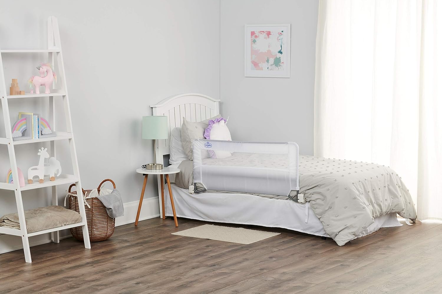 Regalo Swing Down Bed Rail Guard, with Reinforced Anchor Safety System : Childrens Bed Safety Rails : Baby