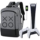 DAHAKII Travel Bag/Travel Backpack Game Backpack Compatible with PS5 Travel Case/PS4 Pro/PS4 Slim/Xbox one/Xbox One Slim/Game Accessories