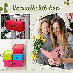 1500Pcs Letter Stickers 20Sheets Alphabet Stickers
