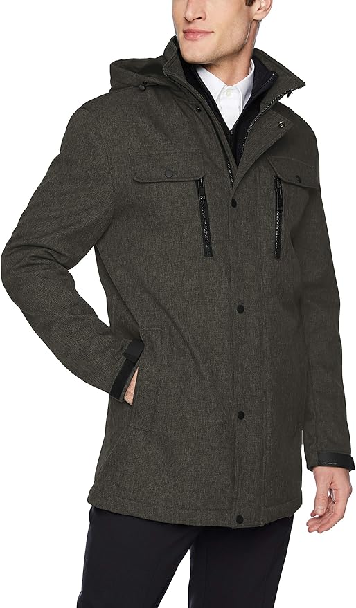 Marc New York by Andrew Marc 安德鲁马克 Doyle 男式软壳连帽夹克 2.4折$60.66 海淘转运到手约￥518