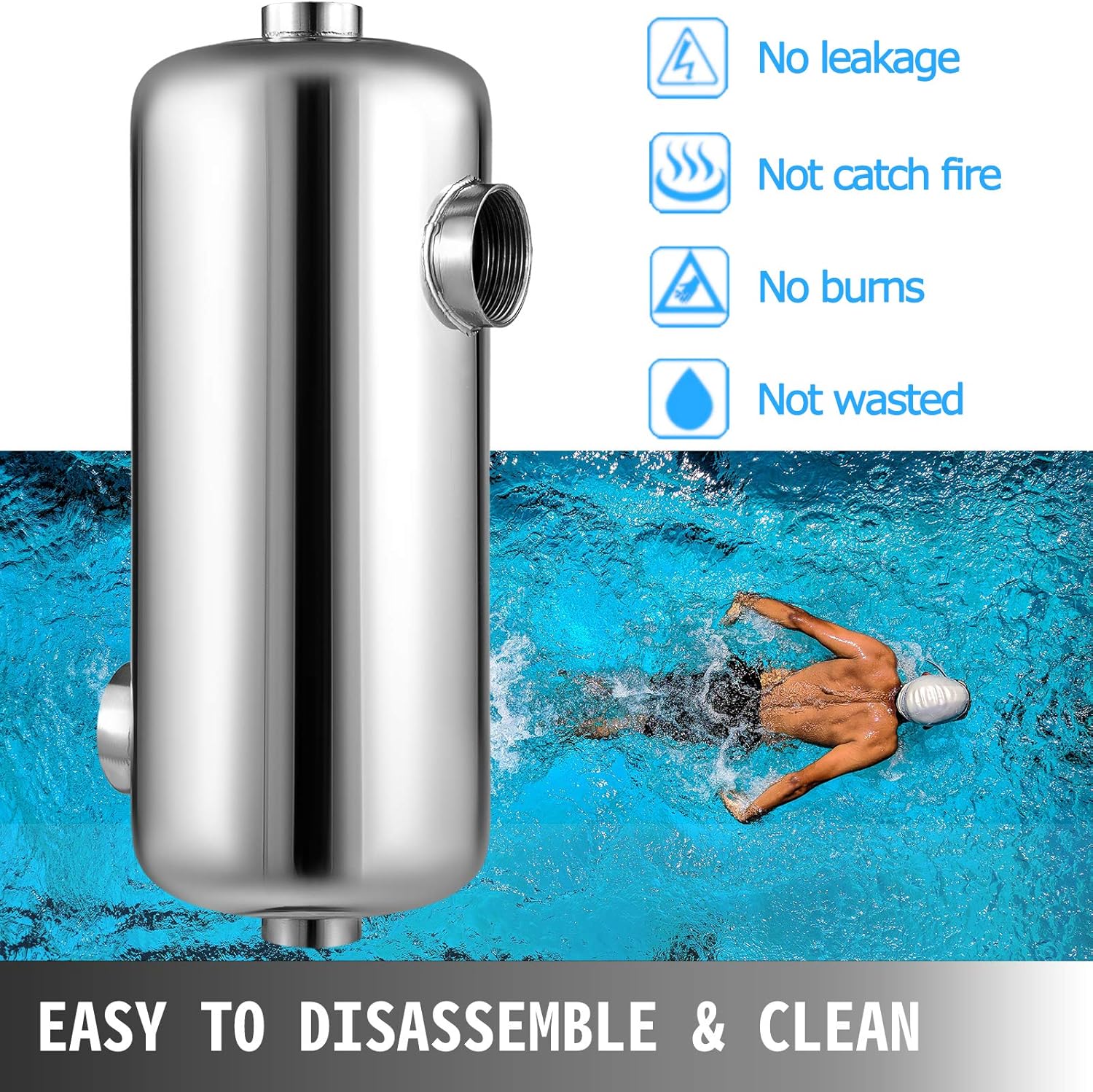 Échangeur De Chaleur Pour Piscine CFCH - Vente Produits De - 5