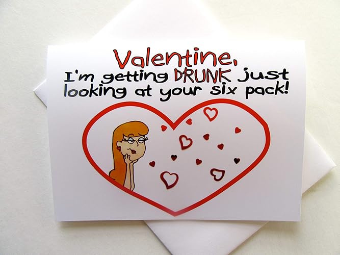 Adult card funny valentine