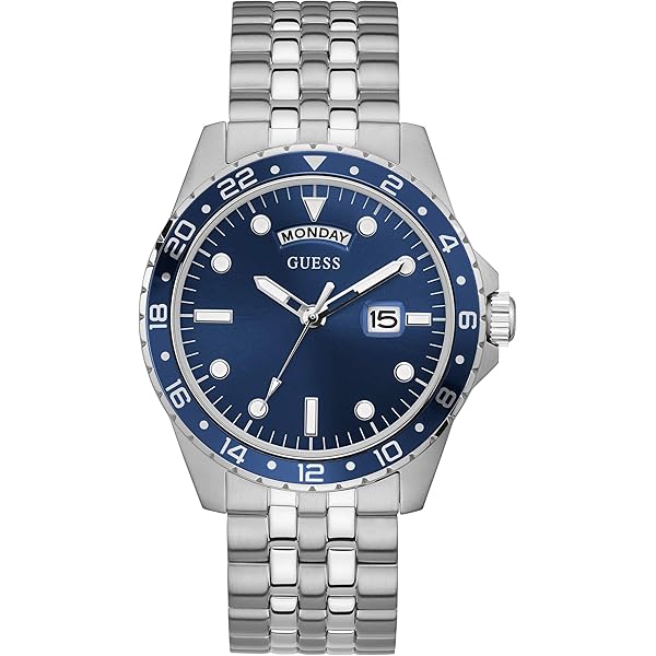 GUESS Men's Stainless Steel Chronograph Watch : Amazon.ca