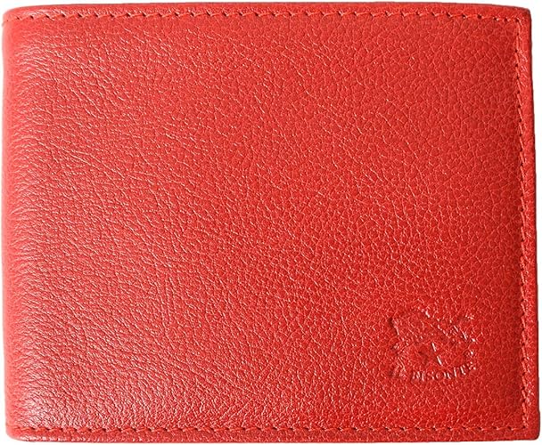 Amazon イルビゾンテ Il Bisonte 二つ折り 財布 コンパクト ウォレット レディース メンズ 19秋冬 財布 One Red Col 34 Il Bisonte イルビゾンテ 財布