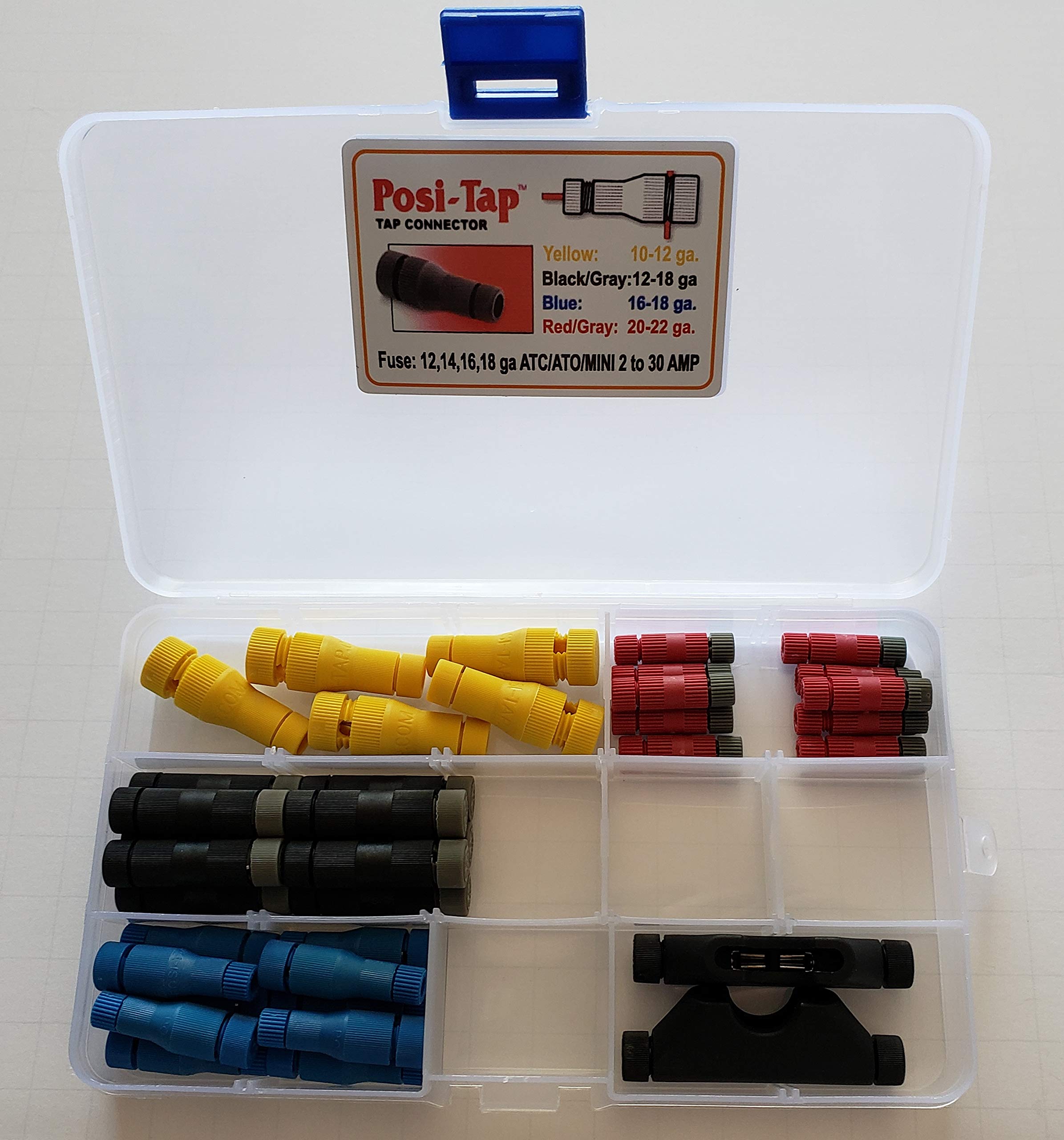 PosiTap Connectors Kit Includes Taps for 22 through 10 Gauge Wires