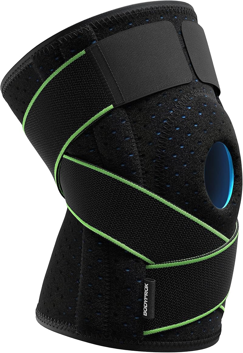 Bodyprox Knee Brace with Side Stabilizers Patella Gel Pads