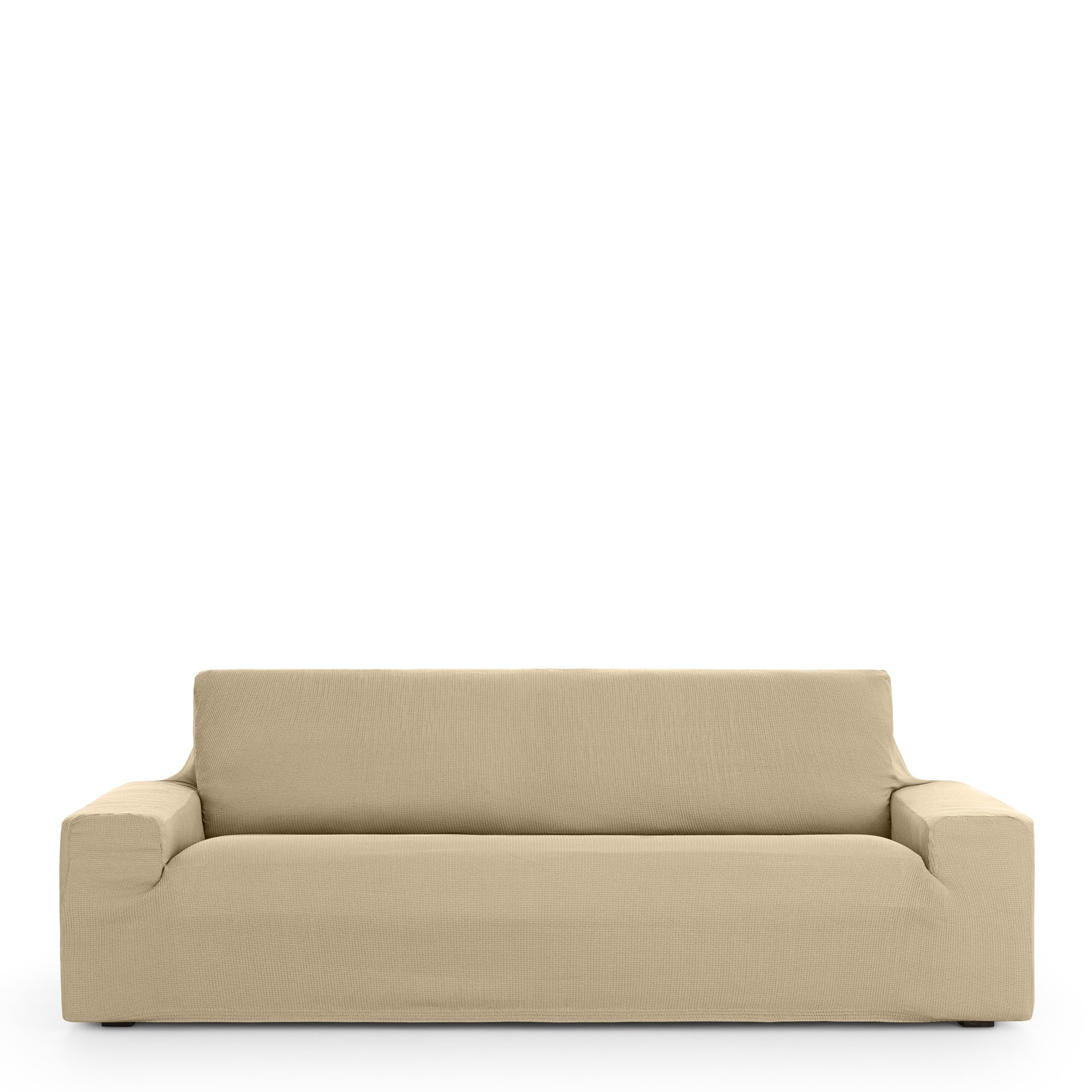 Eysa Ulises elastic sofa cover 3 seats colour 01-beige, Polyester-Cotton, 37 x 9 x 29 cm, F735461