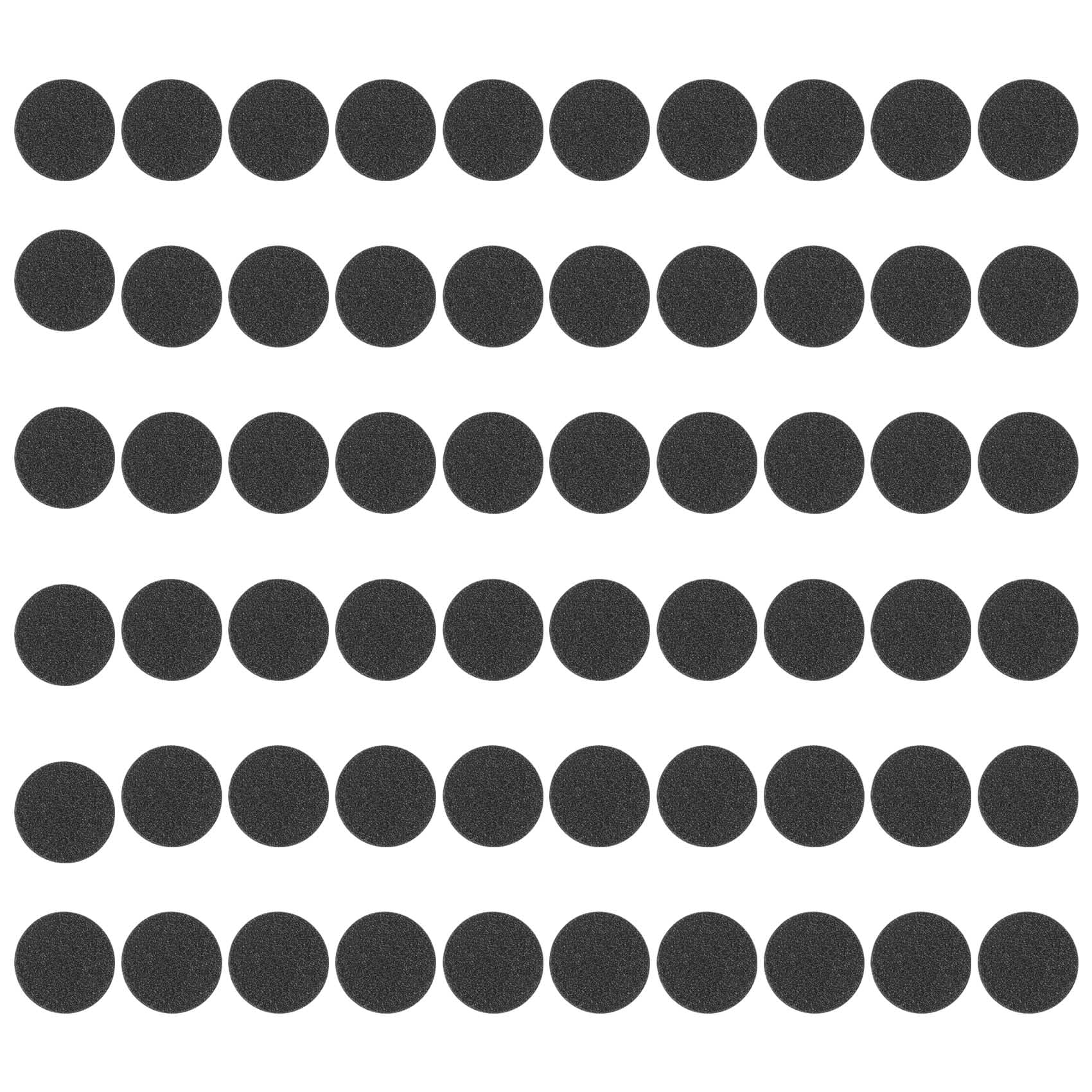 Liseng 60PCS Replacement Black Sandpaper Discs (Coarse-Grade Sandpaper 80 Grit and 100 Grit) of Rough and Thin Comb Set for Electric Foot Callus Remover Pedicure Tool