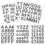 Outus 8 Sheets Vinyl Letter Stickers Self Adhesive