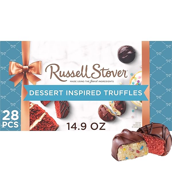 RUSSELL STOVER ASSORTED MILK & DARK CHOCOLATE DESSERT...