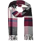Achillea Cashmere Feel Tartan Plaid Scarf - Classic Winter Scarf for Men & Women, Scottish Heritage Holiday Gift