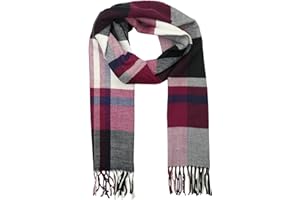 Achillea Soft & Warm Tartan Plaid Checked Cashmere Feel Winter Scarf Unisex