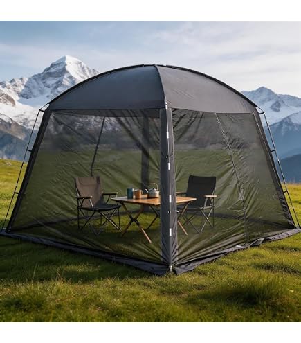 Amazon.com: CAMPROS CP Screen House Room with 1 Pc Removal Wind