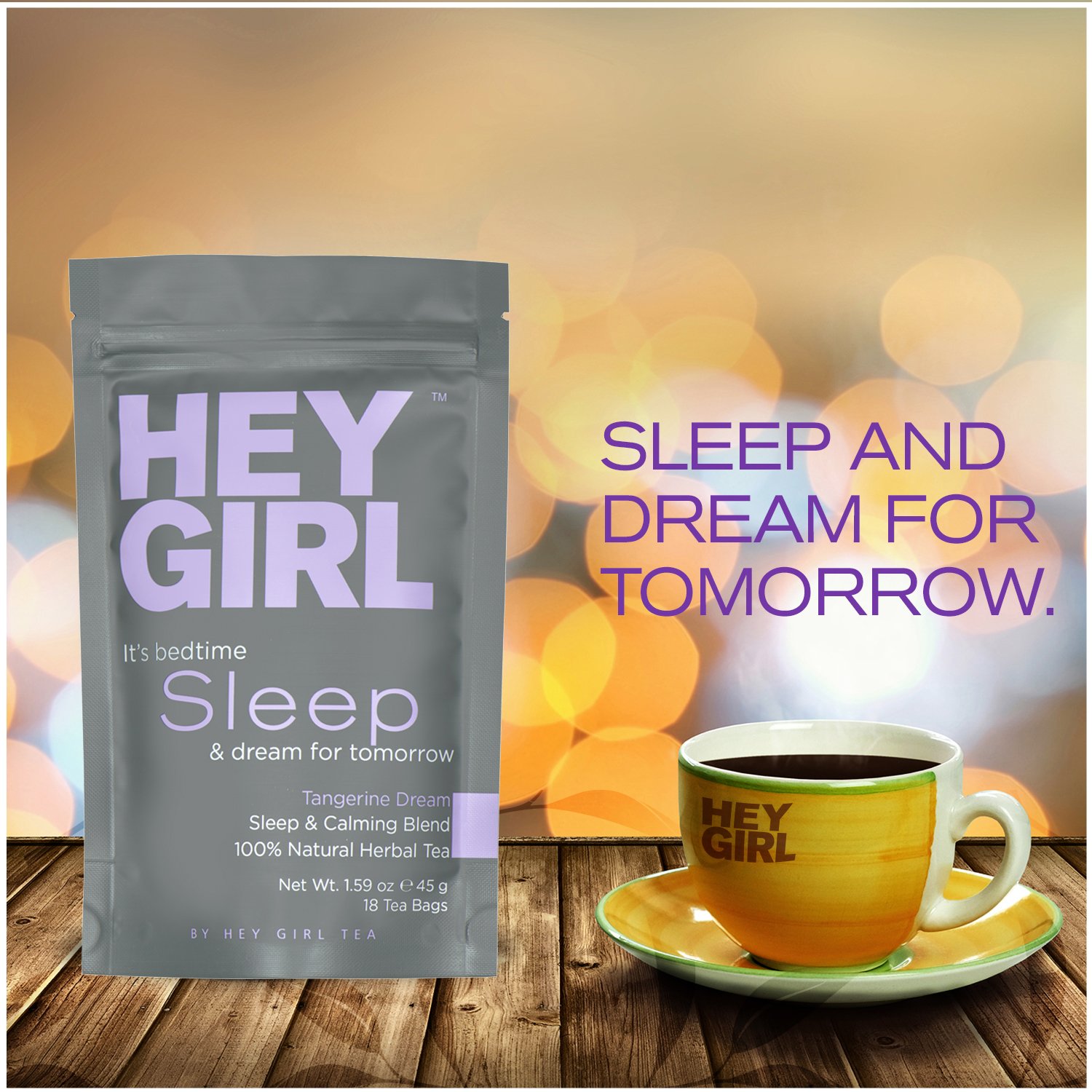 Bedtime Tea For Stress and Anxiety Relief Herbal Sleep Aid Remedy To