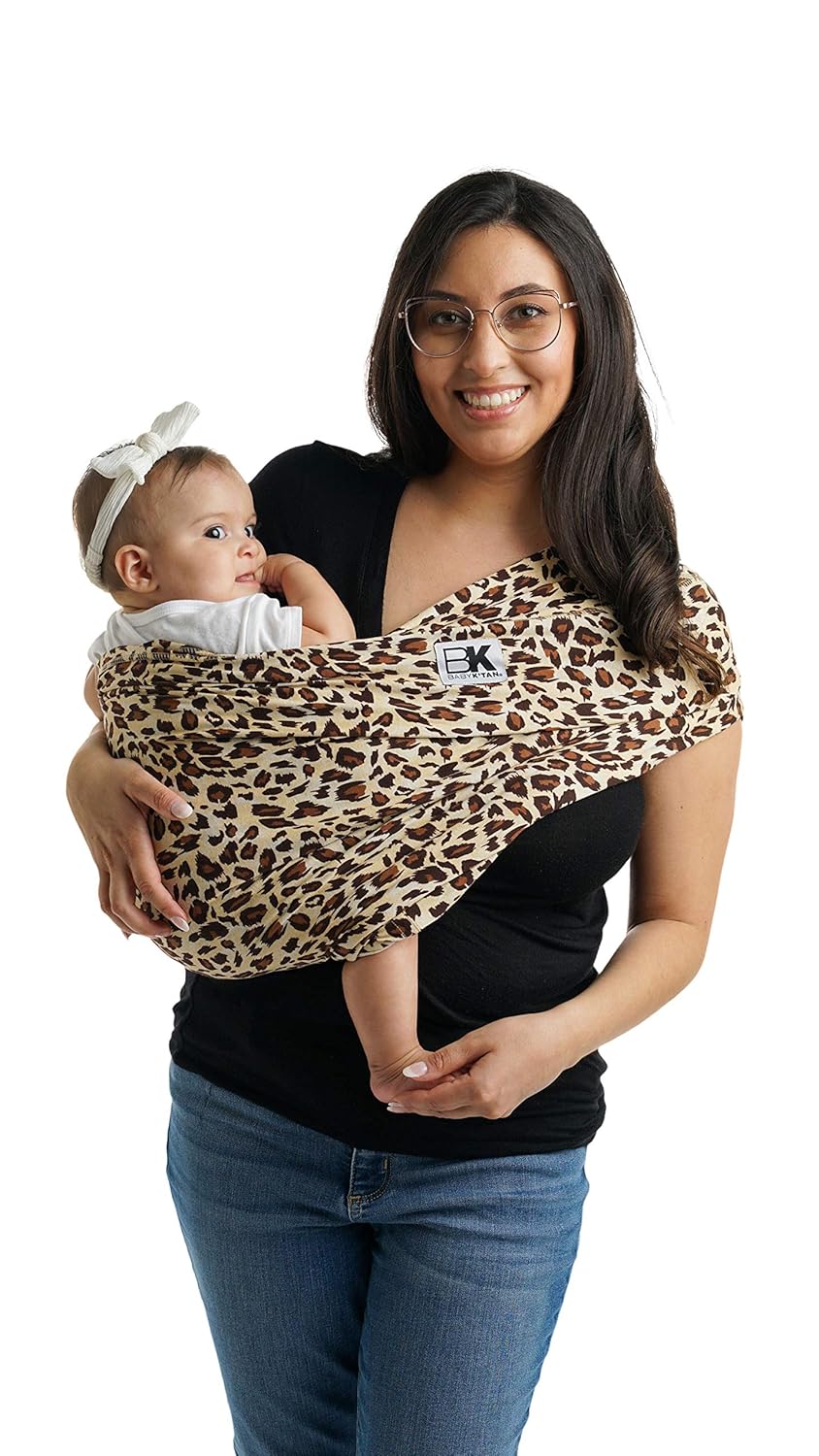 leopard baby wrap carrier