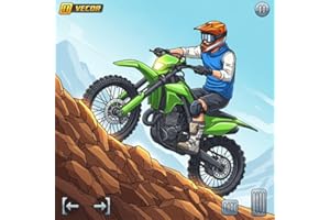 Old School Bike Race Game Retro Style