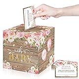 Pajean 50 Pcs Floral Diaper Raffle Tickets with