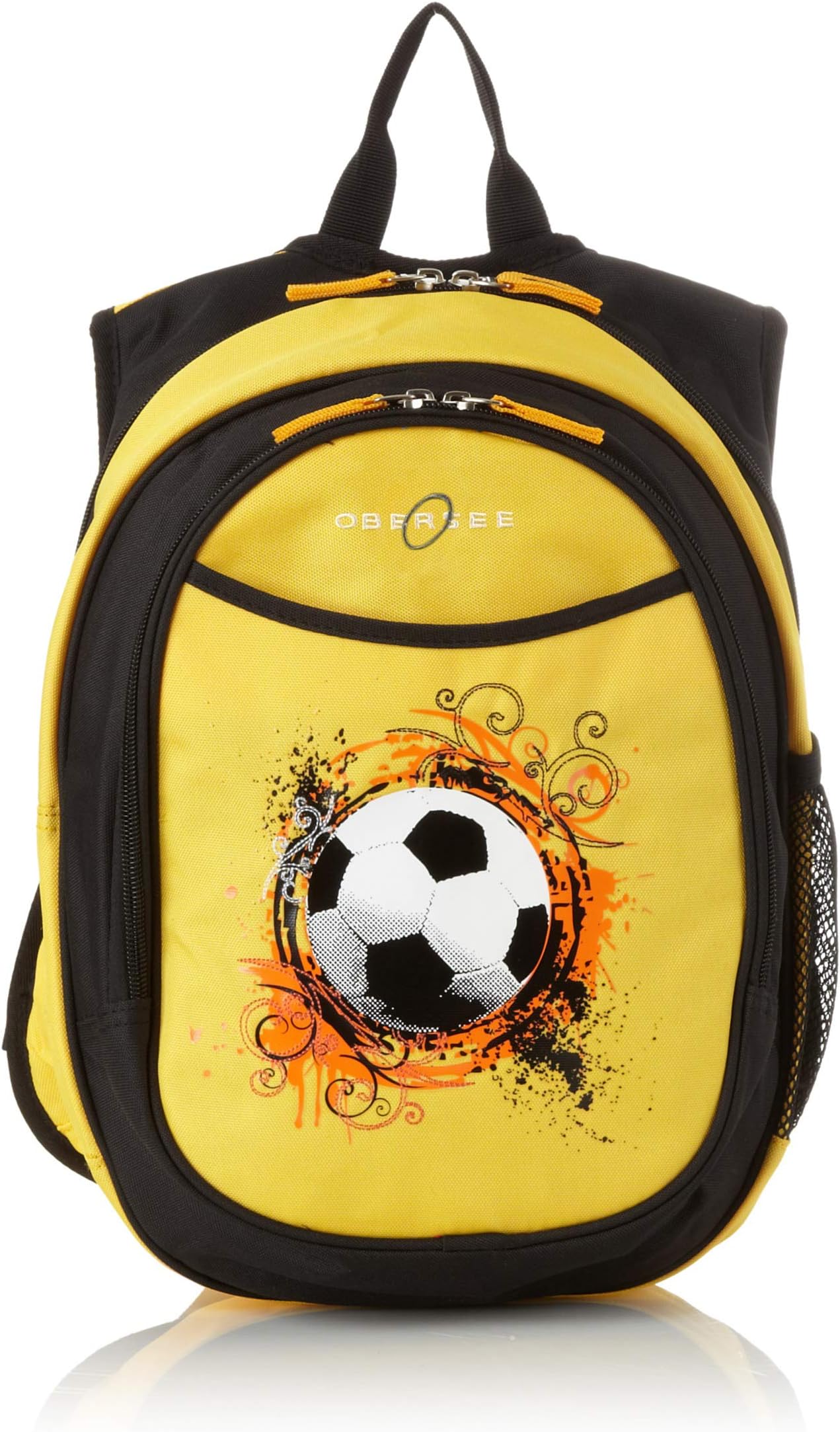 Obersee Luggage Mini Preschool All-in-one Backpack for Toddlers and Kids Obersee Kid's All-in-One Mini Preschool Toddler Kindergarten Bookbag with Integrated Lunch Box Cooler (Robots) (pack of 1)