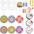 Floral Party Favor Gift Bags With Handles For Wedding, Baby Shower Birthday 24 Pack 