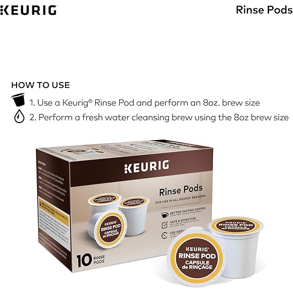 KEURIG PODS REDUCES FLAVOR CARRY OVER, COMPATIBLE CLASSIC/1.0 & 2.0 K-CUP COFFEE MAKERS