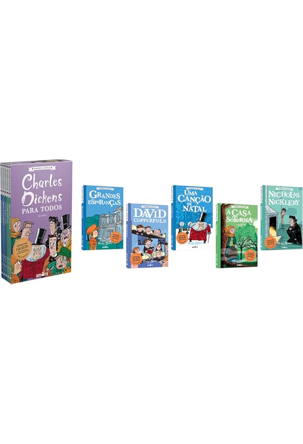 Box Charles Dickens - Volume 01 (com Audiolivro Para Ouvir