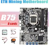 Tsadeer B75 ETH Mining Motherboard G540 CPU 8x PCIe USB MSATA DDR3 LGA1155 view 7
