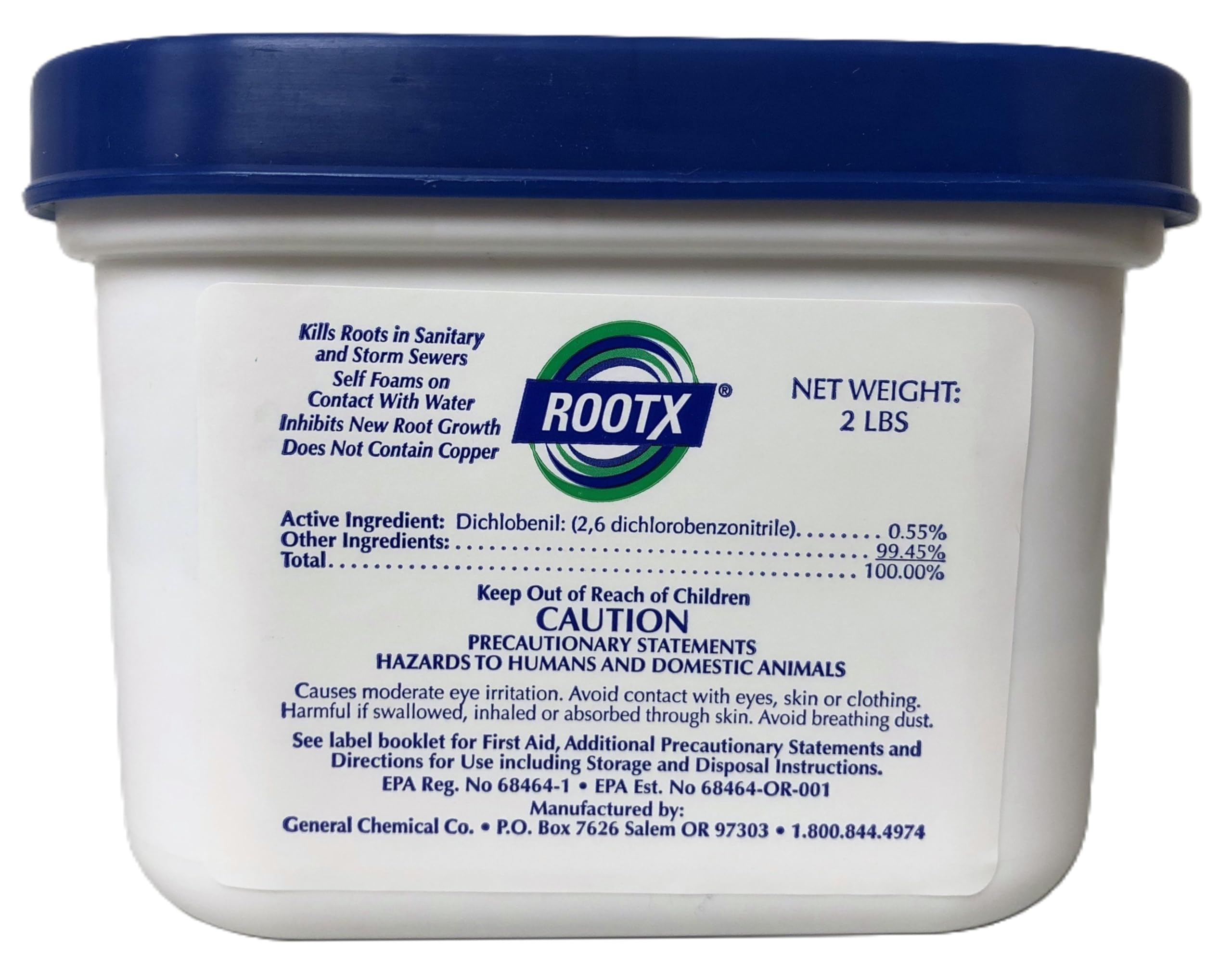 Photo 1 of RootX - 2 LB. JAR (No Funnel/Applicator) Foaming root control for sewer lines and septic systems