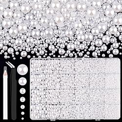 11000Pcs Flatback Pearls for Crafting