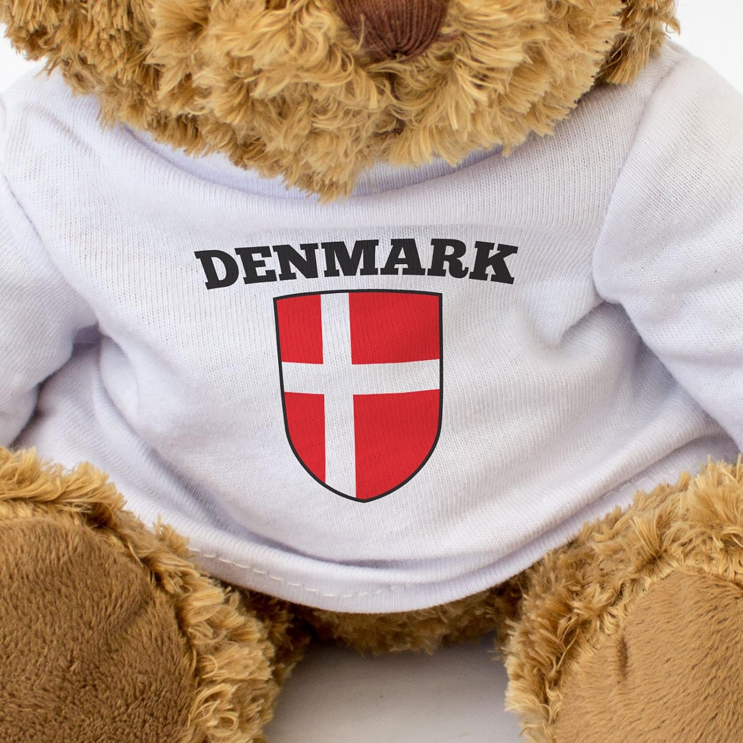 London Teddy Bears Denmark Flag Brown, 20 cm - Image 4