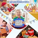 Kikidex Magnetic Drawing Board for Toddlers 1-3 Dark Blue 8.7 inch view 7