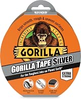 Gorilla 3044900 Polymer Cloth Tape Silver 48mm x 32m Weather Resistant Strong view 1