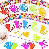 Bulk Toys Gifts for Kids Prizes (60 PCS), Easter Egg Basket Large Sticky Hands & Feet Party Favors Supplies for Toddlers, Classroom Birthday Pinata Goodie Bag Stuffer Fillers Treats for Boys Girls