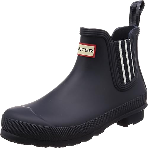 hunter garden stripe chelsea boots