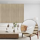 Abyssaly Wood Effect Peel and Stick Wallpaper Light Oak 40x300cm view 1
