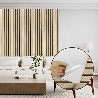 Abyssaly Wood Effect Peel and Stick Wallpaper Light Oak 40x300cm