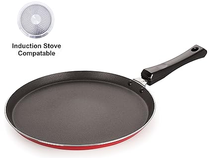 Nirlon Non-Stick Aluminium Tawa, Black
