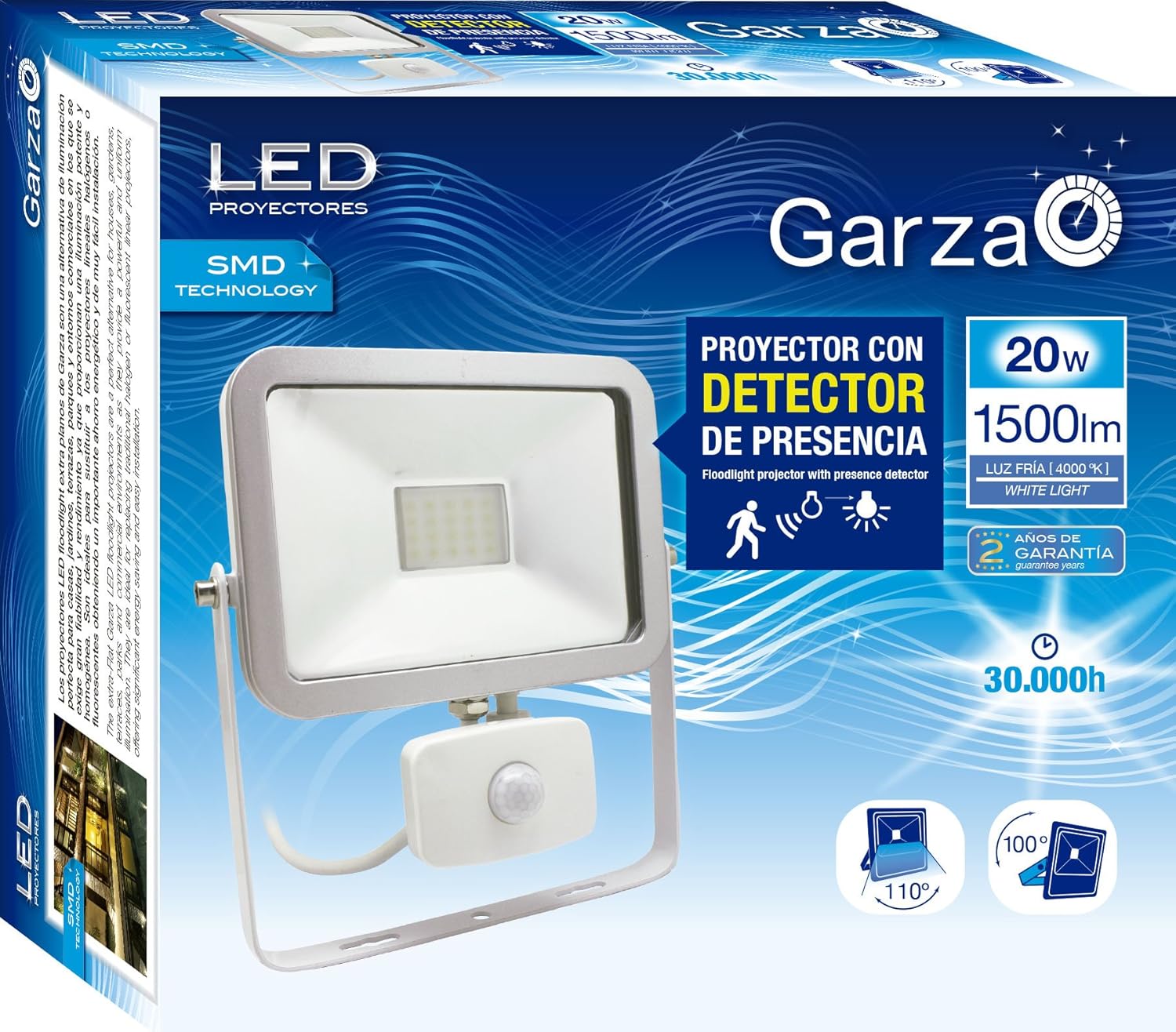 Garza Lighting Outdoor - Foco Proyector ISPOT LED de Exterior con ...