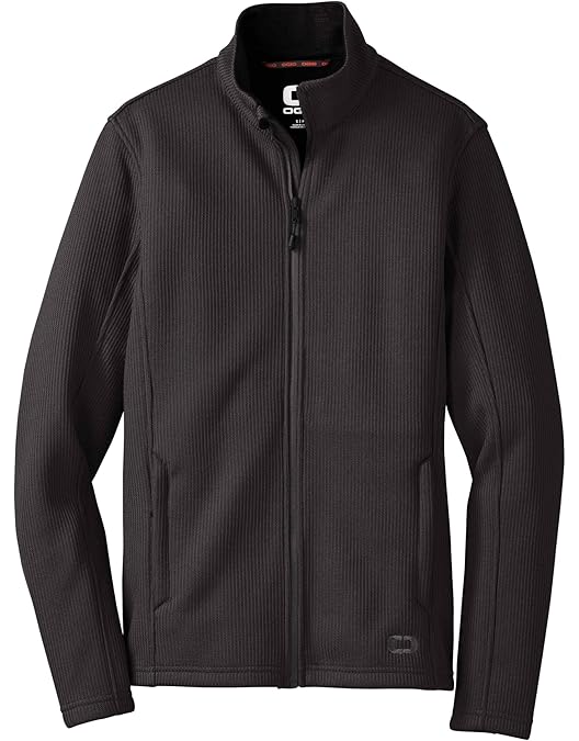 OGIO Unisex Commuter Full Zip Soft Shell, Blacktop, X-Small at