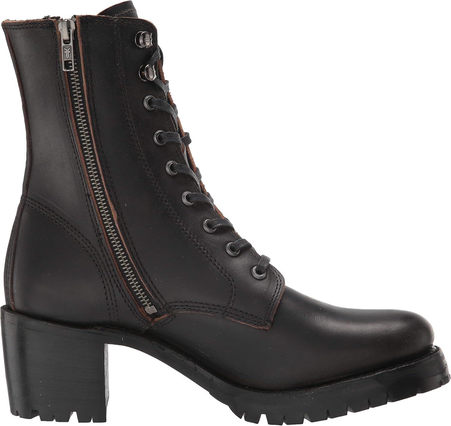 frye women's sabrina moto lace up combat boot
