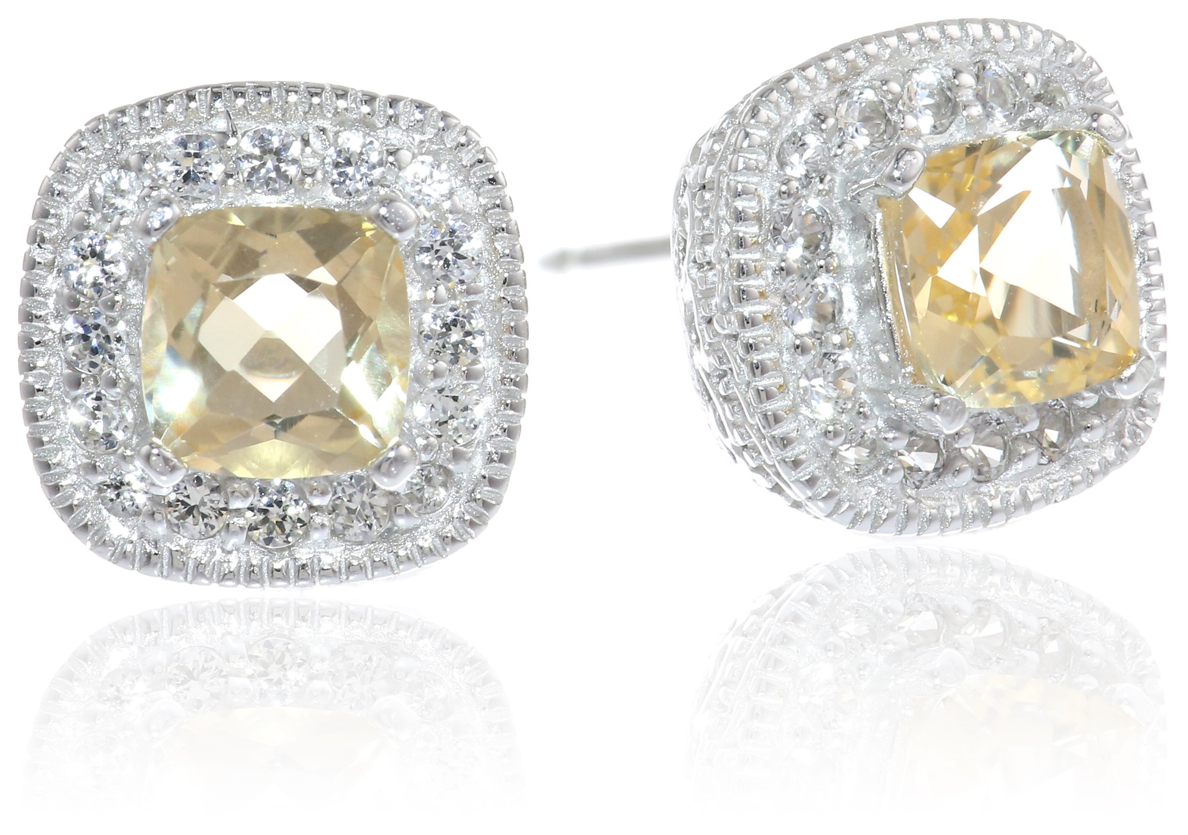 Amazon Essentials Sterling Silver Genuine Citrine