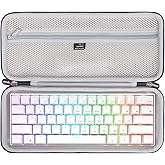 Aproca Keyboard Case Compatible with RK Royal KLUDGE RK61 / Razer Huntsman Mini/Keychron K7 Ultra-Slim Wired 60% Mechanical Gaming Keyboard, Portable Storage Bag for Accessories (Case Only)