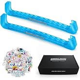 UICE Ice Skate Blade Guards with Center Spring Release - Hockey &amp; Figure Skate Blade Covers for Youth &amp; Adult, Durable Skate Shoes Blade Protectors, Easy On/Off